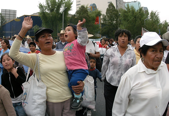 Thousands participated in the peoples' march against the 4th World Water Forum.