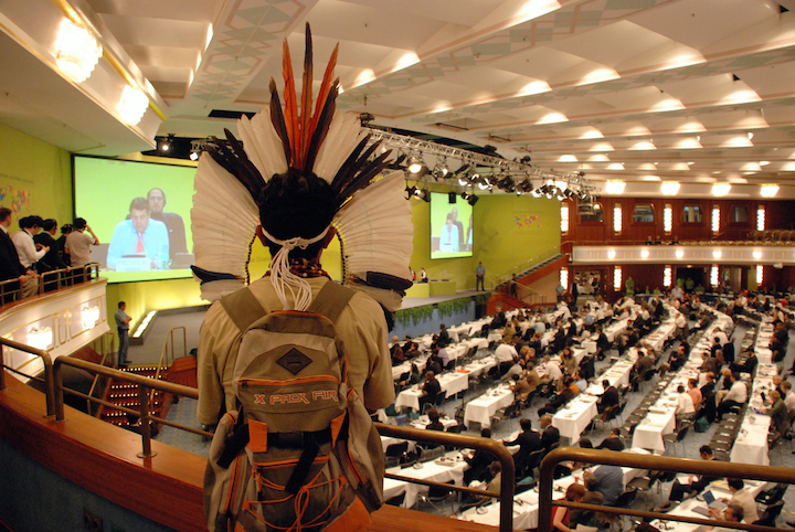 3*2 Indigenous Headress in UN Meeting Germany copy