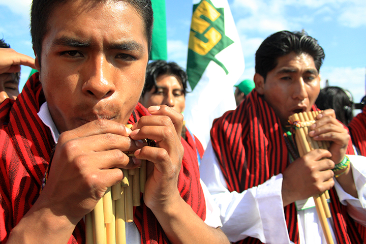Photo: Luka Tomac [Croatia] Indigenous protestors at UNF climate negotiations in Cancun, Mexico (2010)